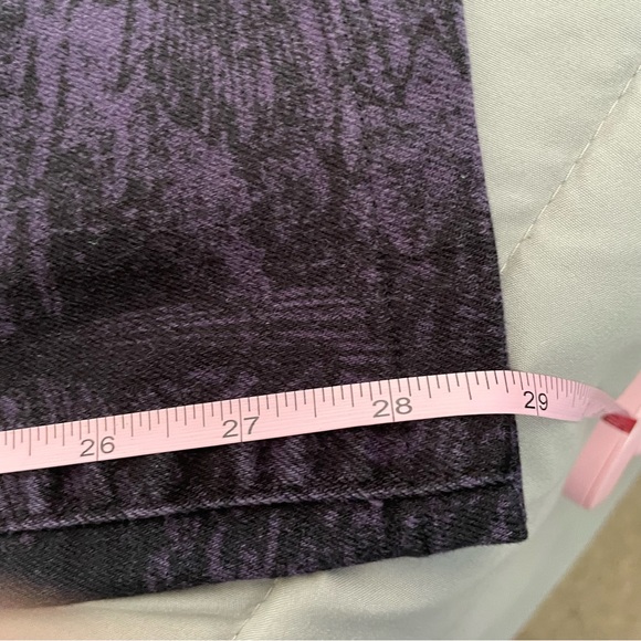 Calvin Klein Purple and Black Abstract Print Ultimate Skinny Jeans - Picture 15 of 15